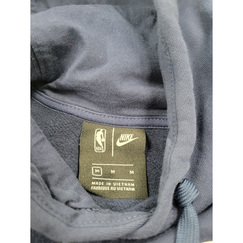Nike Dri-fit Utah Jazz Basketball Hoodie Sweatshirt Navy Blue Mens Sz Medium NBA - Picture 5 of 5